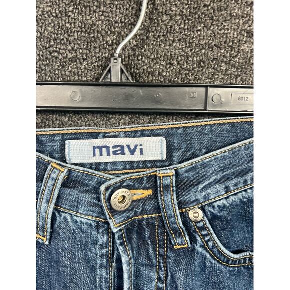 MAVI Kate Style 174 25x30 Bootcut Denim Jeans Womens  Button Fly Low Rise Blue - Picture 3 of 13